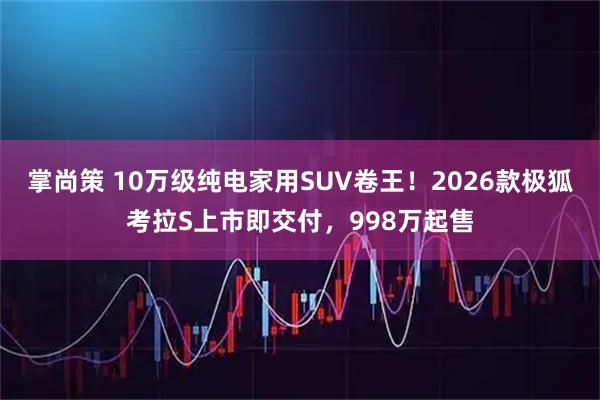 掌尚策 10万级纯电家用SUV卷王！2026款极狐考拉S上市即交付，998万起售